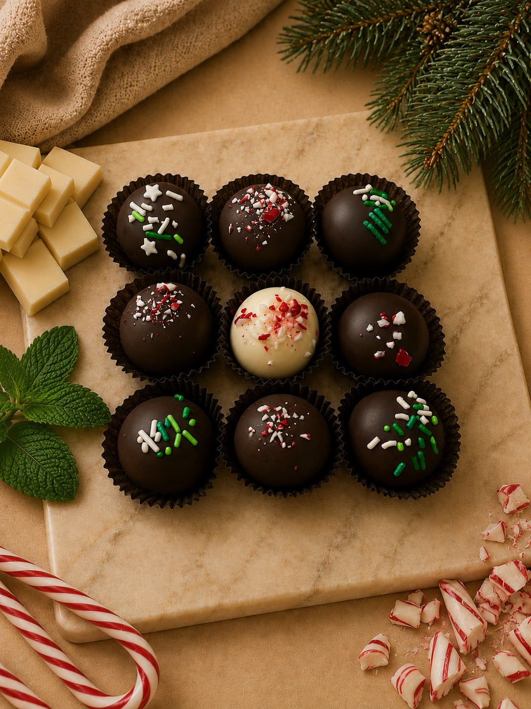 Petite Truffles: Minty Collection Christmas Edition