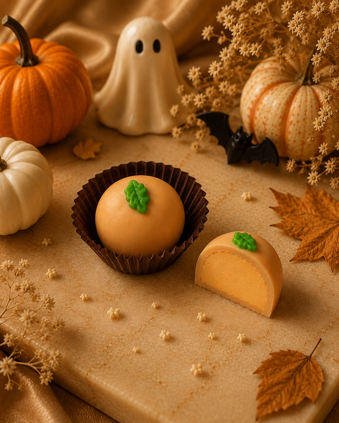 Pumpkin Spice Truffles Royale