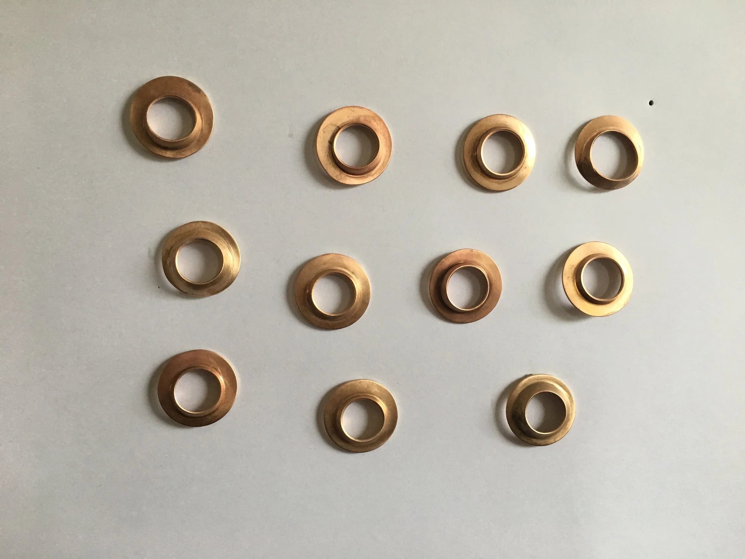 Pins for the swap made from bronze. 