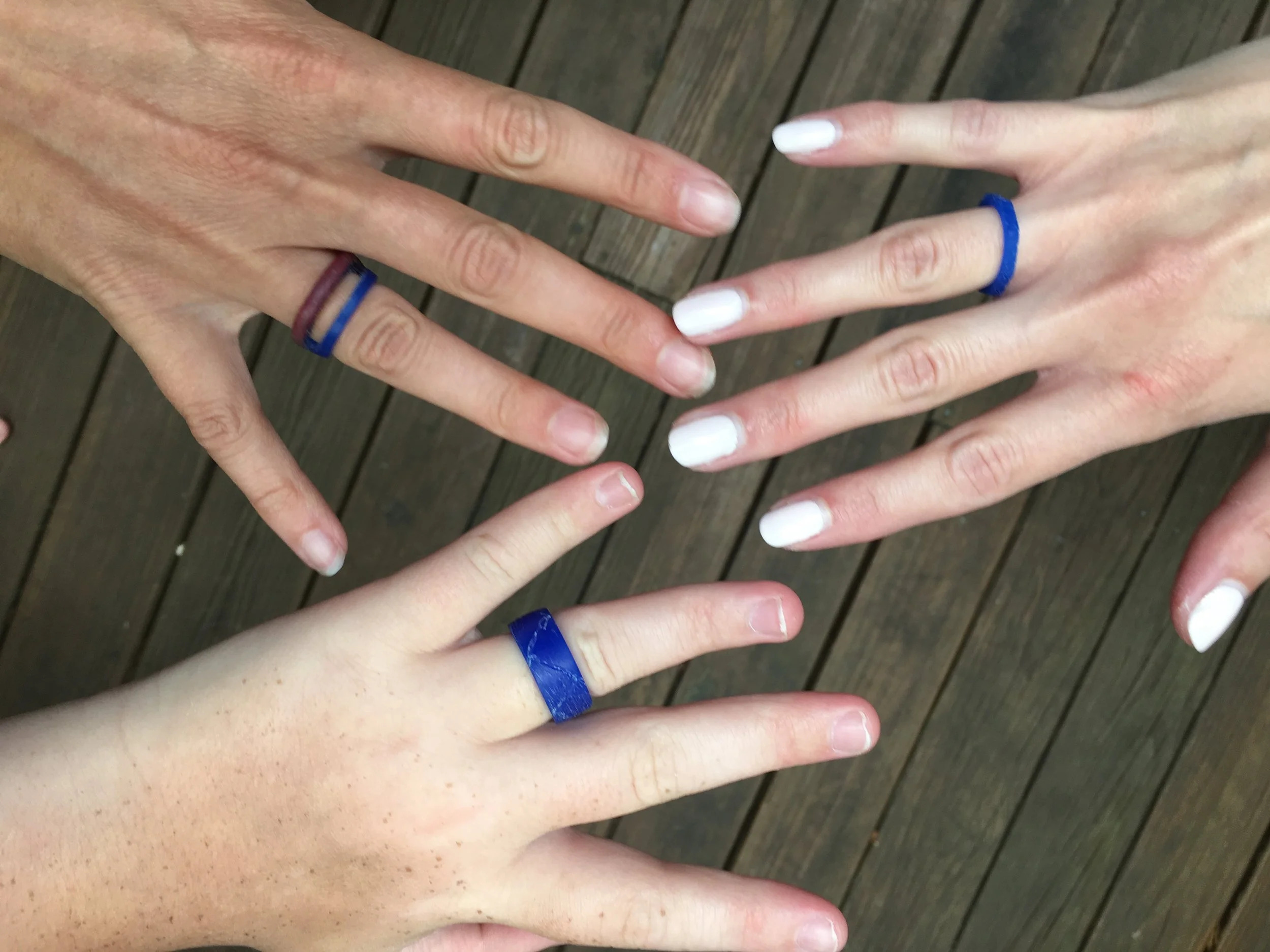 Wax rings completed!