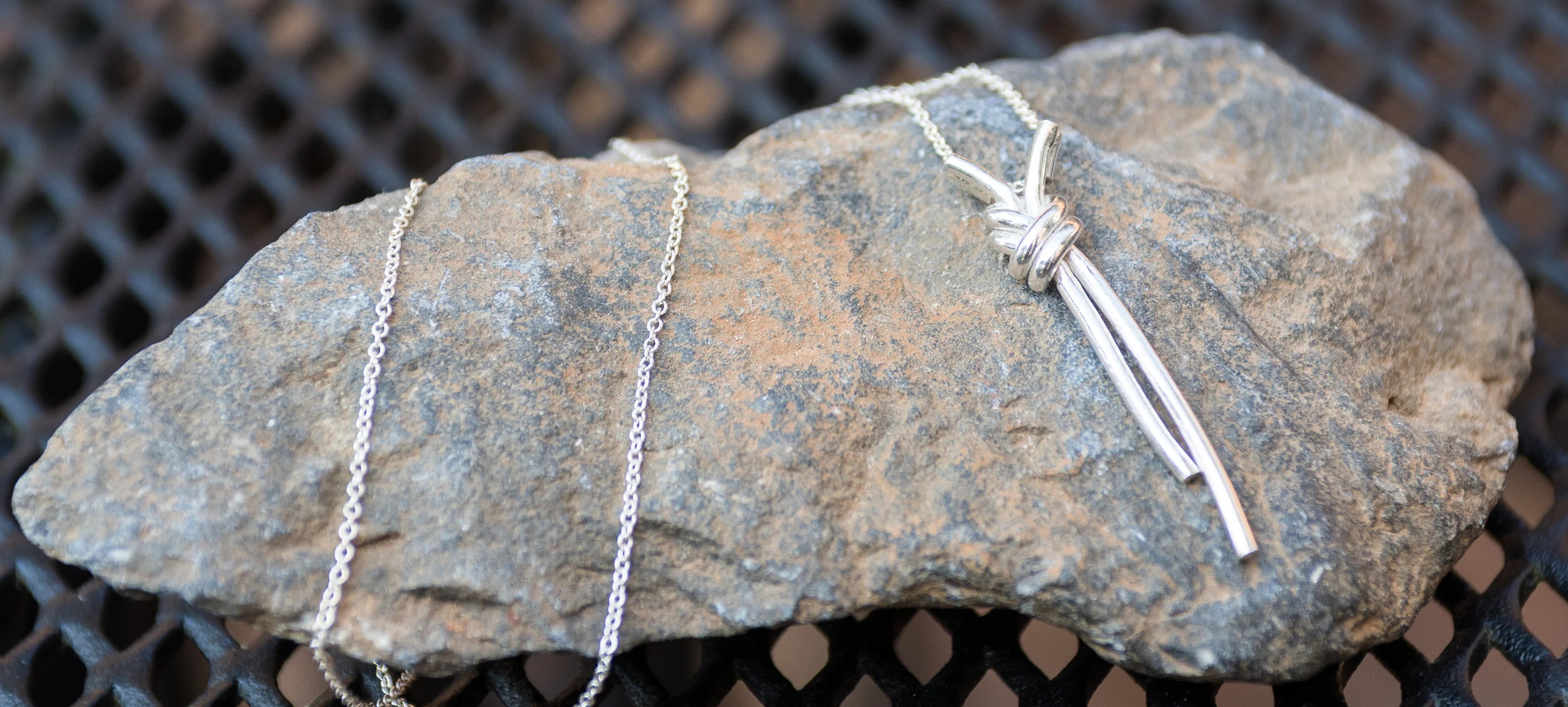 Bridesmaids sterling silver necklace