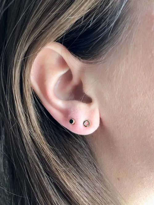 Black Onyx Gold Studs From Sarah S Bench Black Onyx Gold Studs From Sarah S Bench
