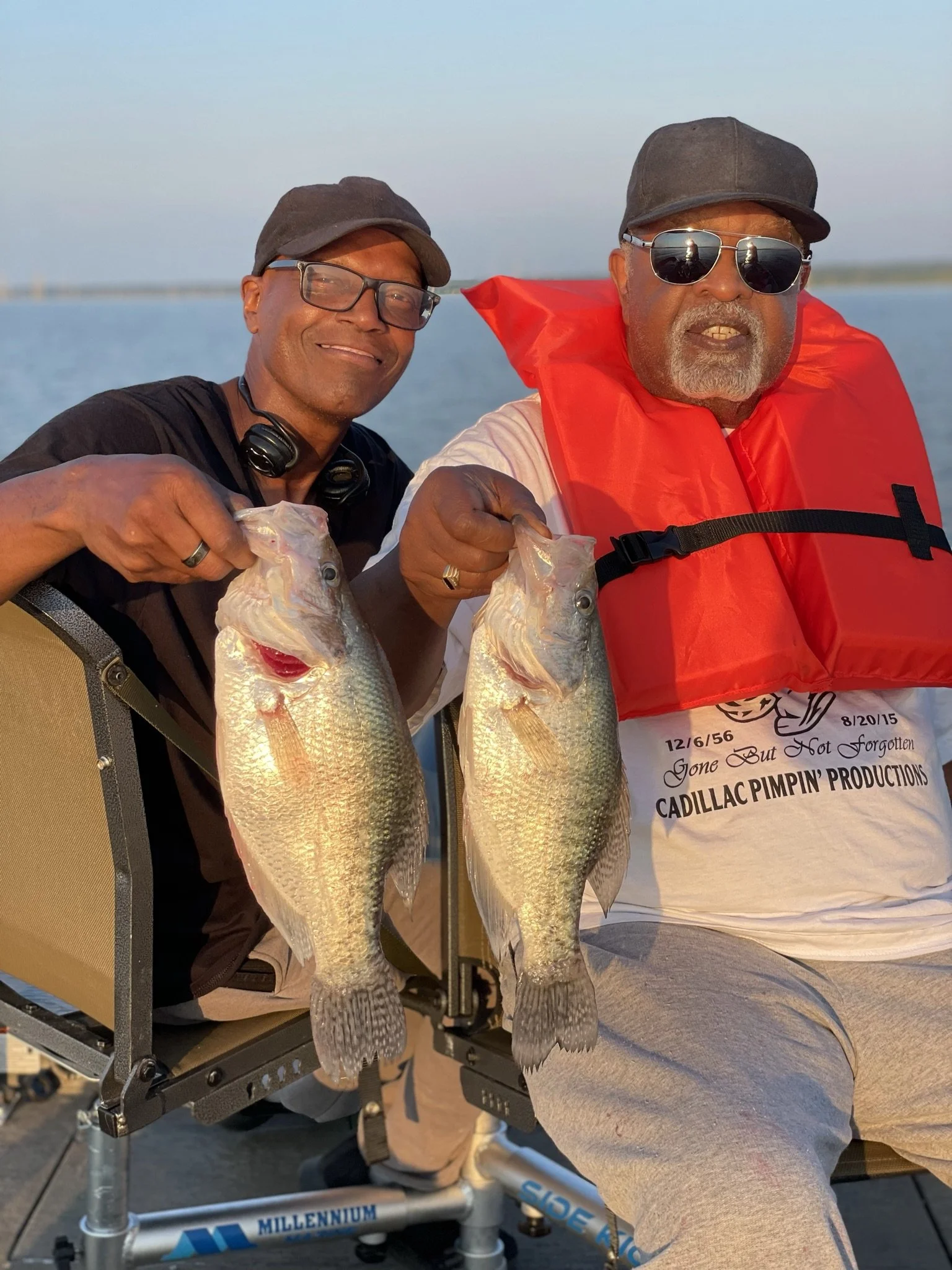 7/5/21 First Guided Fish Double (ever) with Mr. James and His Son
