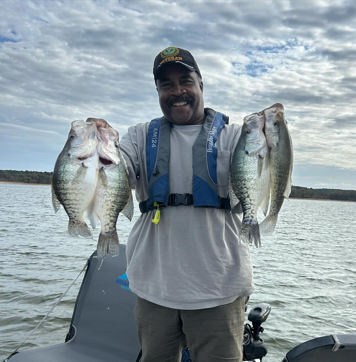 Mr. Carter from Illinois with some nice ones he caught scoping fall crappie on Enid Lake with Capt. Shayne. Looking forward to hosting his crew for a couple of days! #bartonoutfitters #littleqranch #enidlakecharters #franklinfishingtours #weareoutdoo