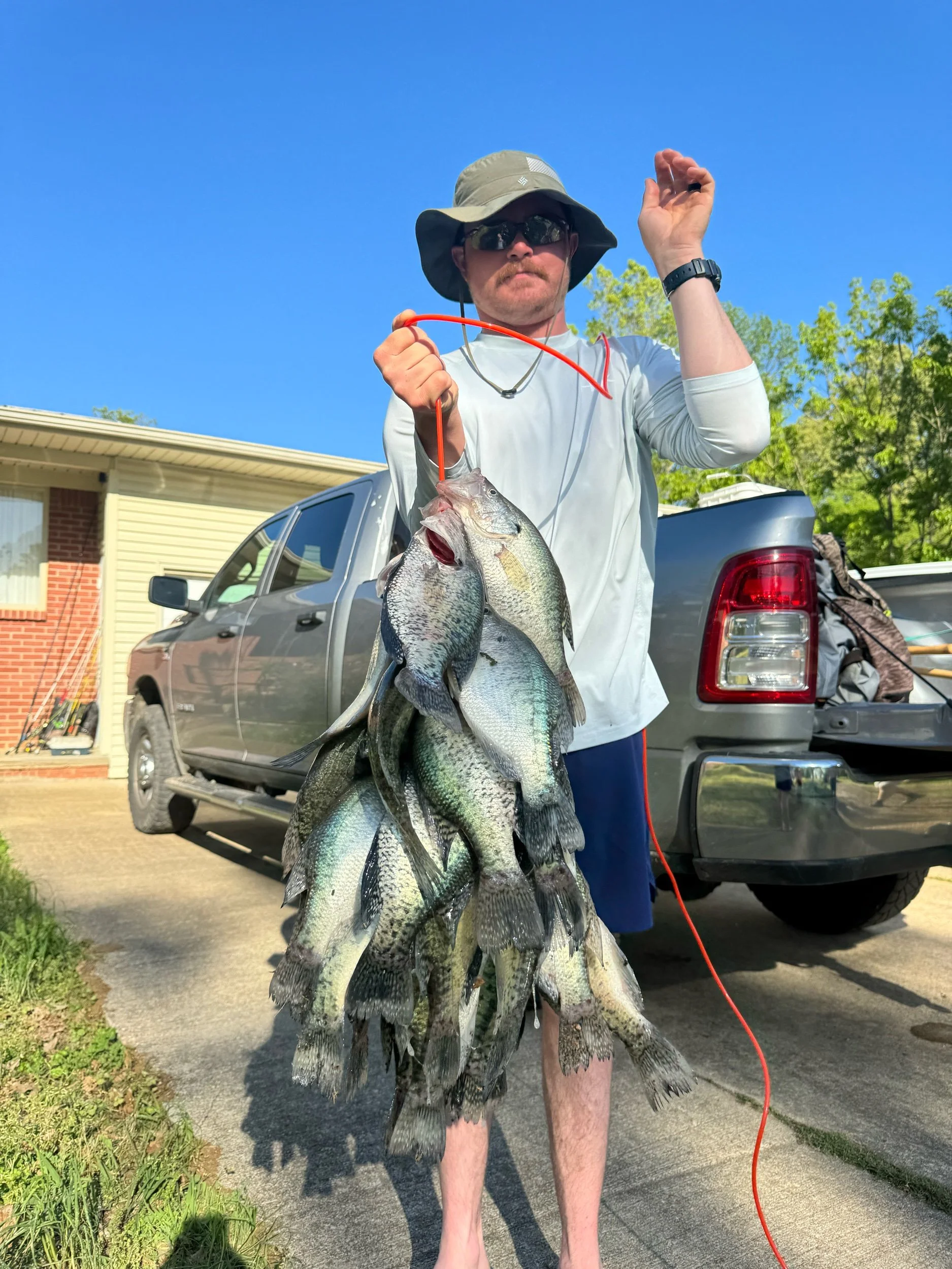 4/13/24 Wade Fishing during the Spawn on Enid Lake