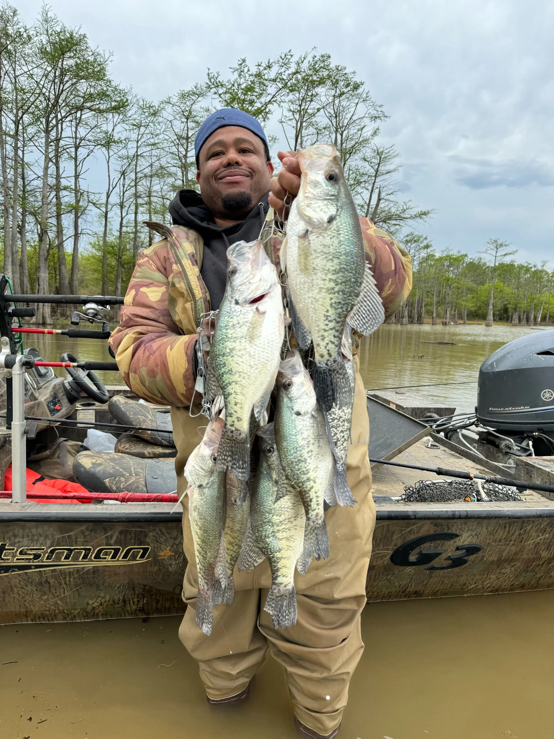 4/20/24 Wade Fishing for Crappie On Sardis Lake