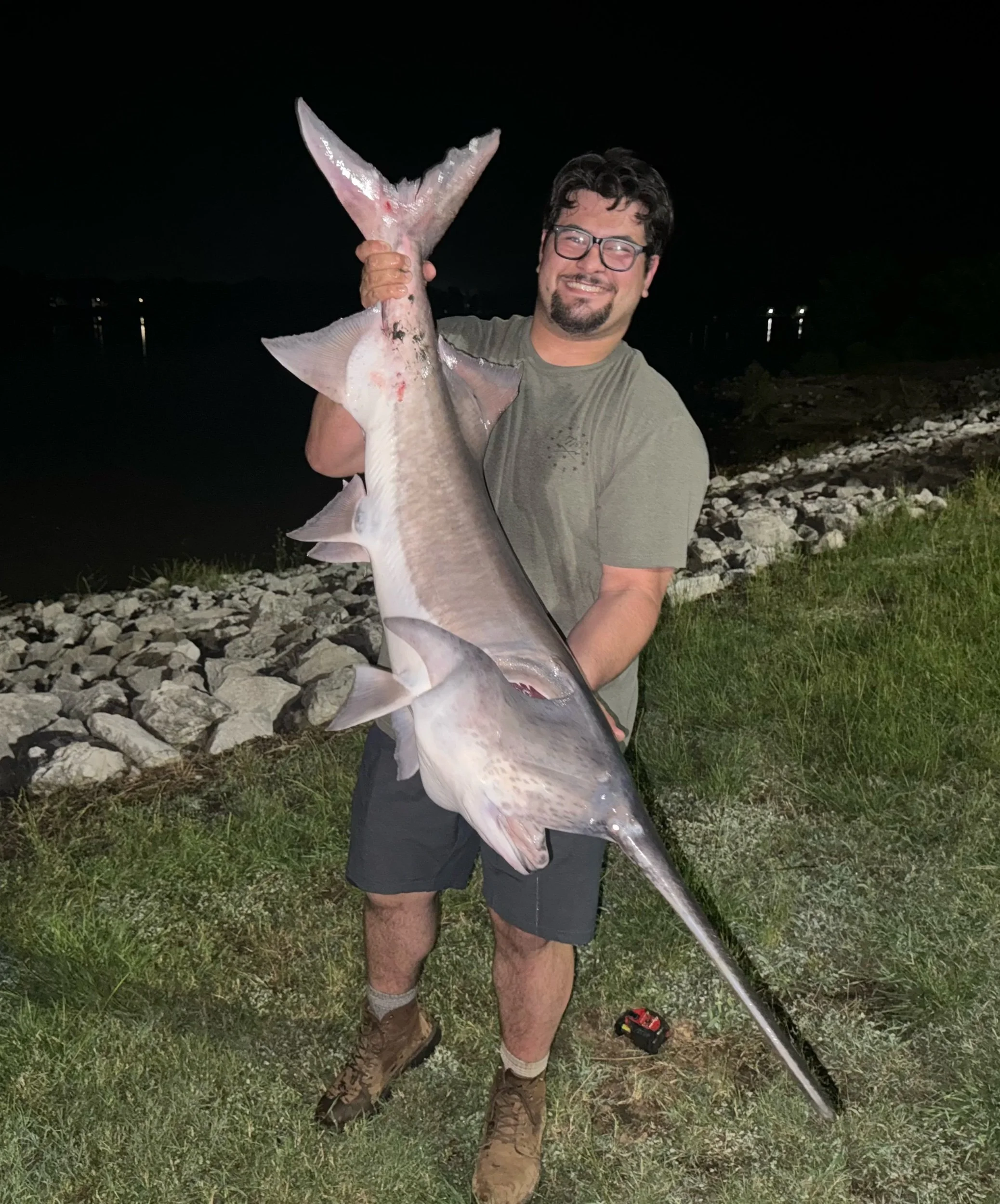 6/1/2024 Paddlefish in the Spillway 