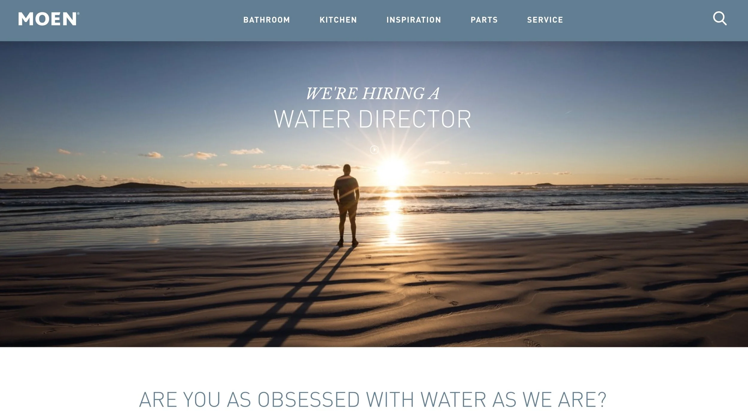Recruiting for Moen's Water Director