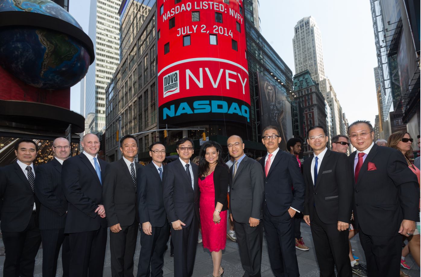 NASDAQ Bell Ceremony, Times Square, NY July 2, 2014