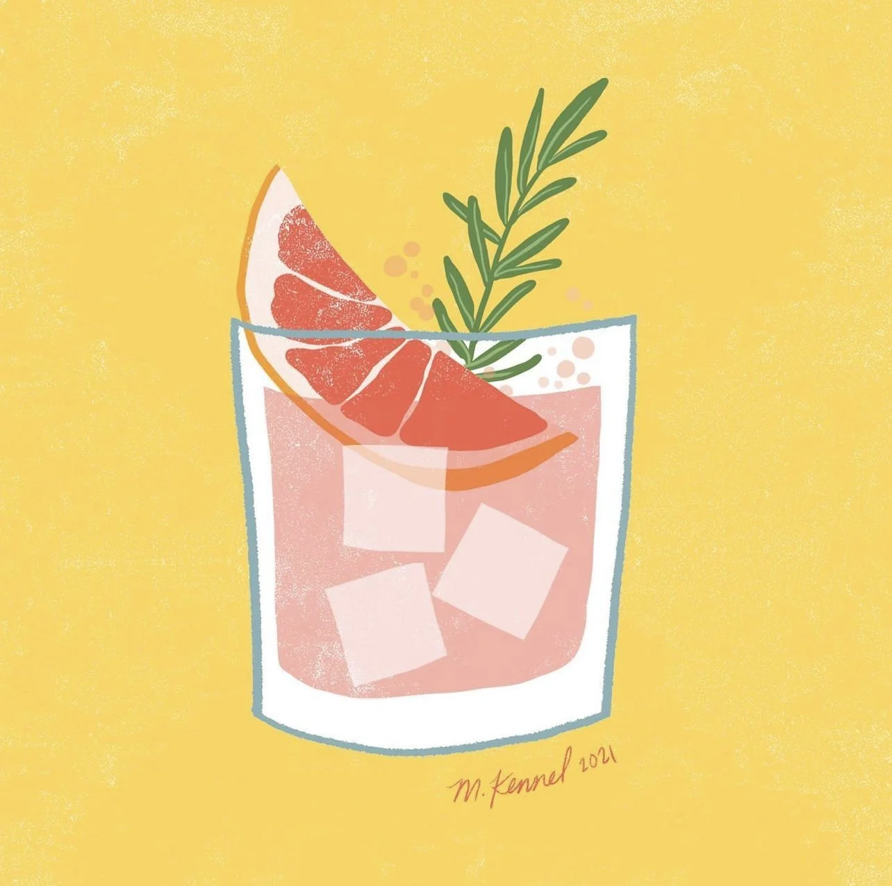  Spot Illustration for Bar Menu  2021 
