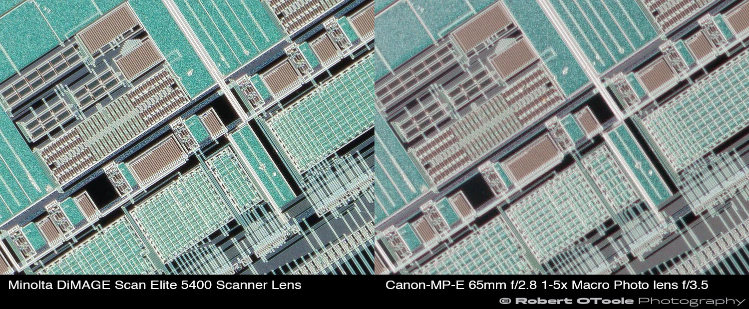 Minolta DiMAGE Scan Elite 5400 Lens — Close-up Photography