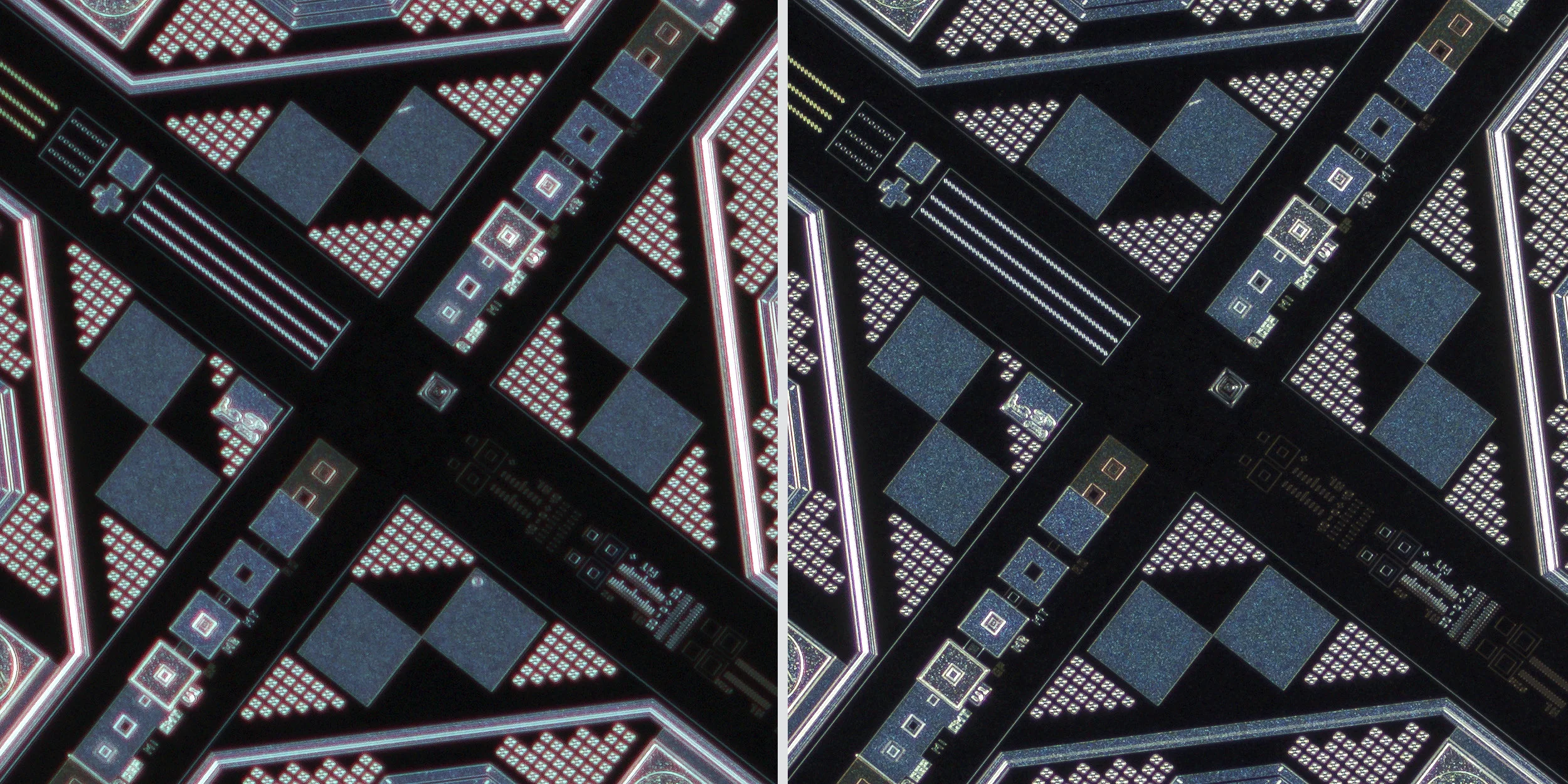 Canon MP-E 65mm f/2.8 1-5x Macro Photo lens vs Sigma 150 f2.8 OS + Xenon 28mm f2 Line Scan Lens 100% Center Crops