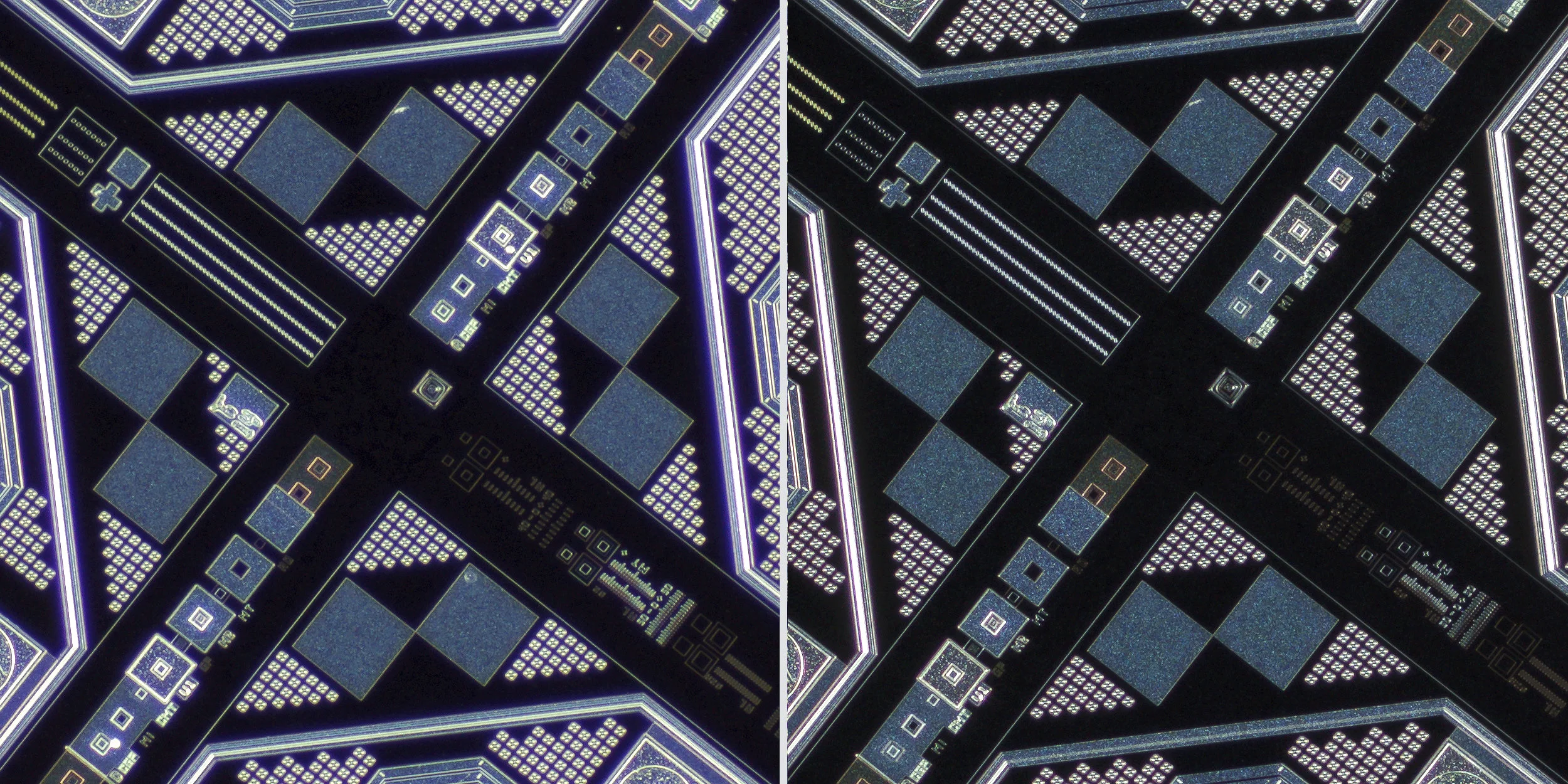 Nikon MM 5x-A EDF20052 TM objective lens vs Sigma 150 f2.8 OS + Xenon 28mm f2 Line Scan Lens 100% Center Crops