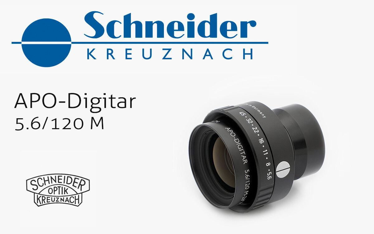 Schneider 120mm f5.6 Apo-Digitar M Macro 16 ° MC Copal 0 or Barrel