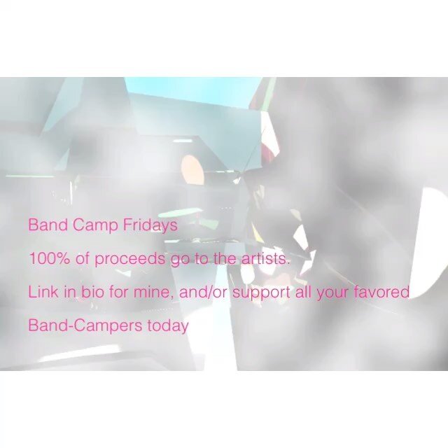 Bandcamp Fridays: 100% of proceeds go to the artists. Link in bio for mine, and support all your favored Band Campers. @felixonyx.xyz