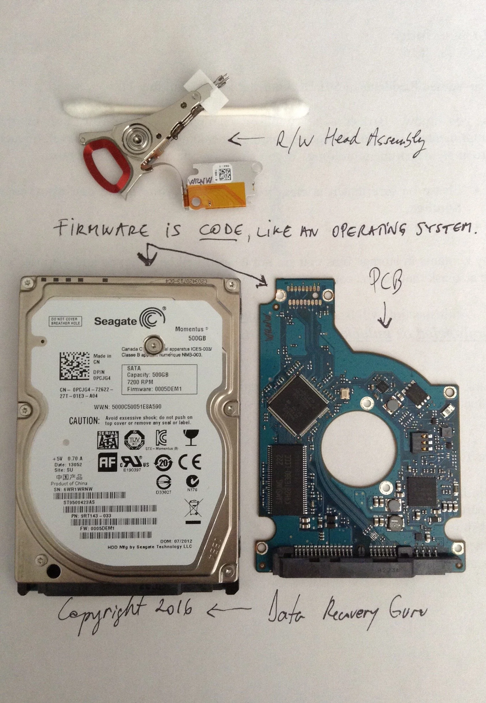 Seagate Laptop Hard Disk Drive Data Recovery in Cambridge, MA