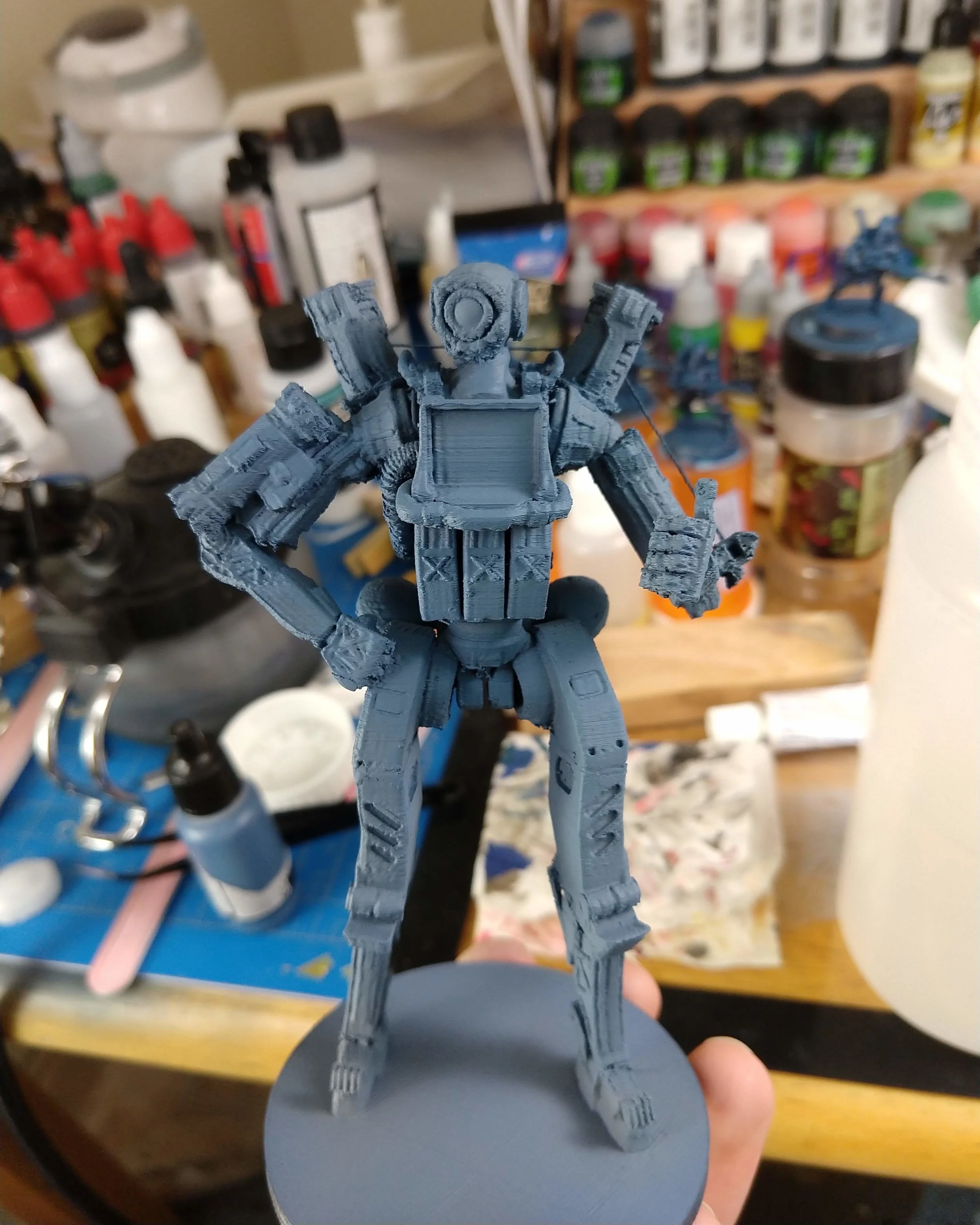 Initial coat of paint
