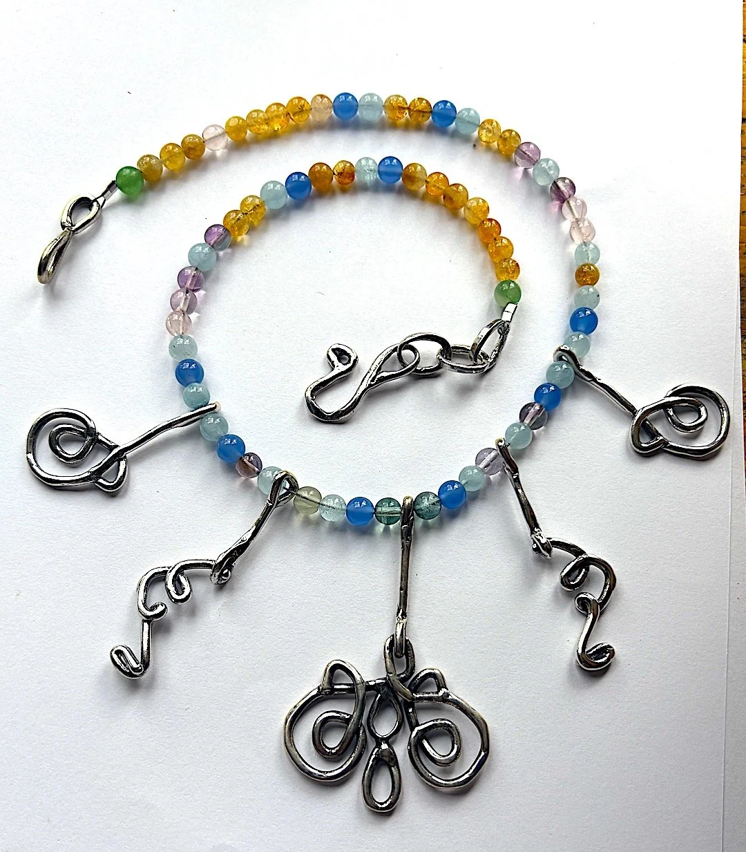 Wild for Summer ...Sterling silver necklace