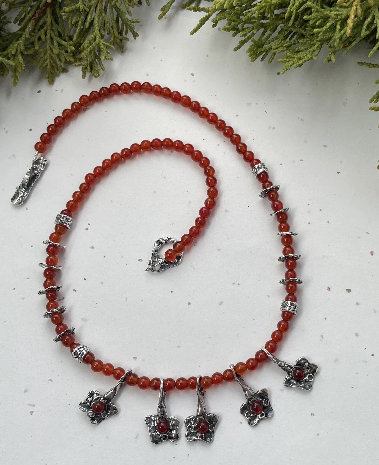 Spring  Magic.. a friendly and affordable sterling silver necklace