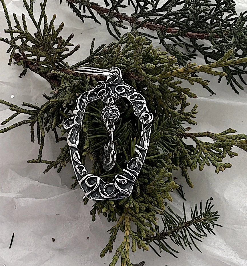 New! The Persistence of Joy...sterling silver pendant