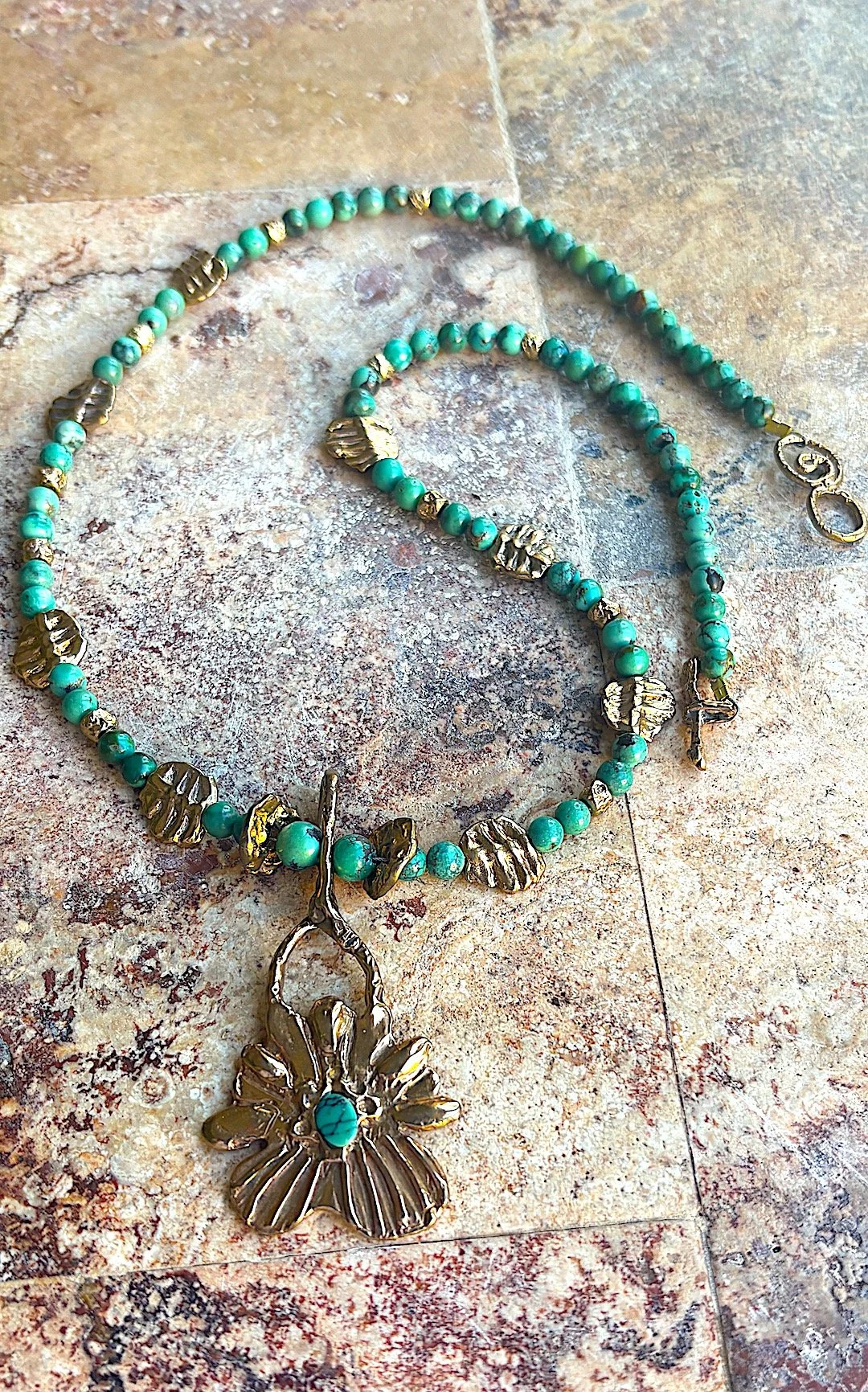 Bronze:  Floating World Necklace