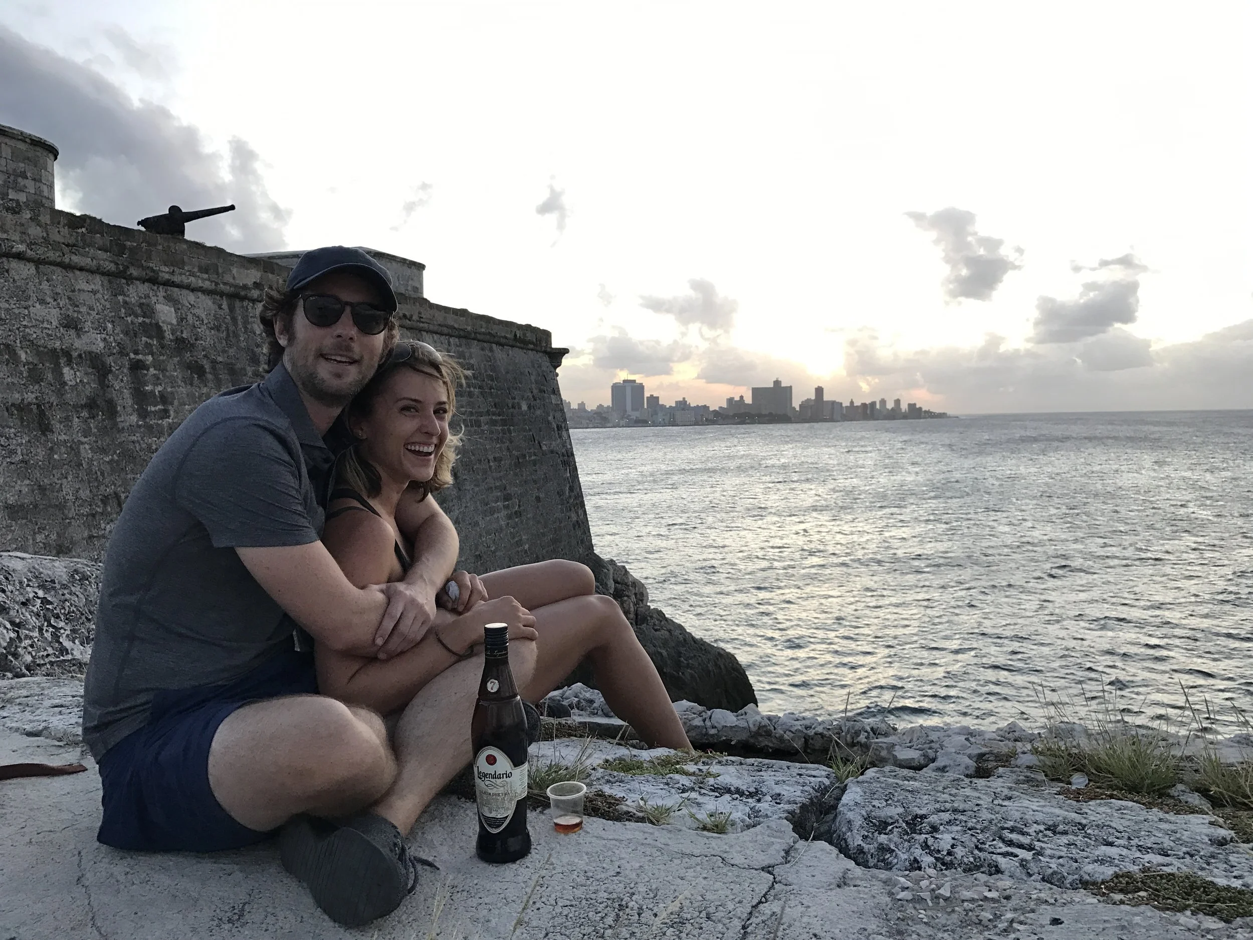 Rum + Sunset Fort View