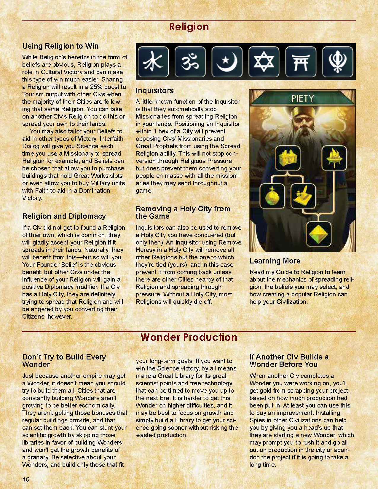 Civ 5 strategy guide (class exercise)