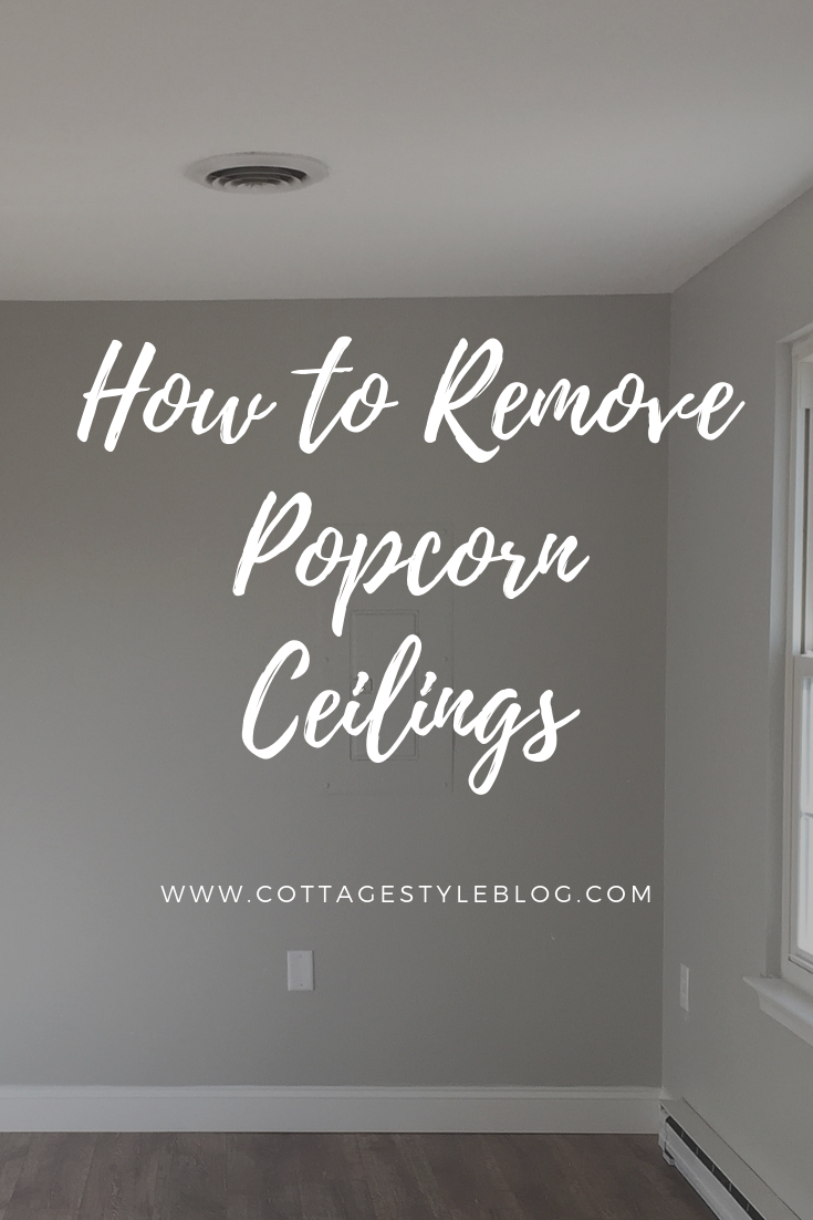 How to Remove Popcorn Ceilings