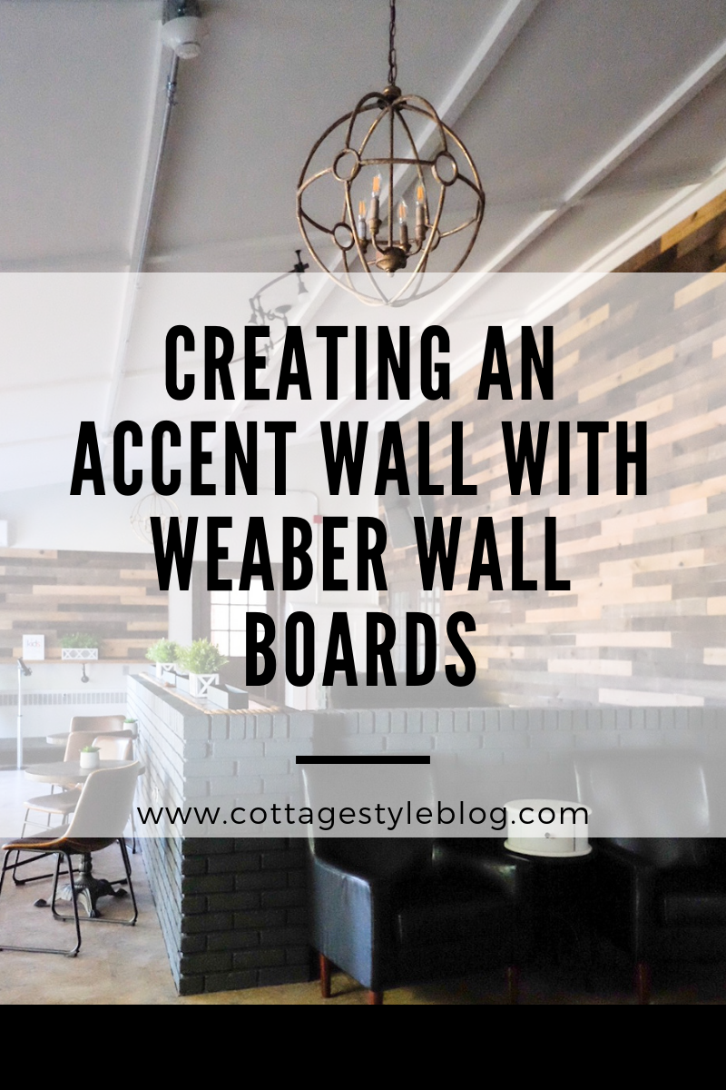 Creating an Accent Wall with Weaber Wall Boards