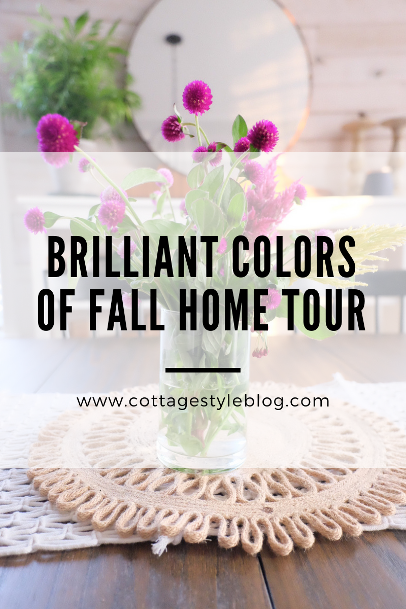 Brilliant Colors of Fall Home Tour