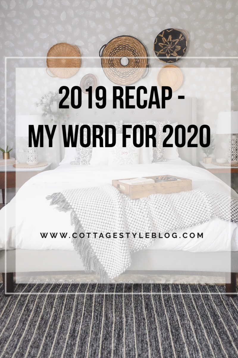 2019 Recap and Word for 2020