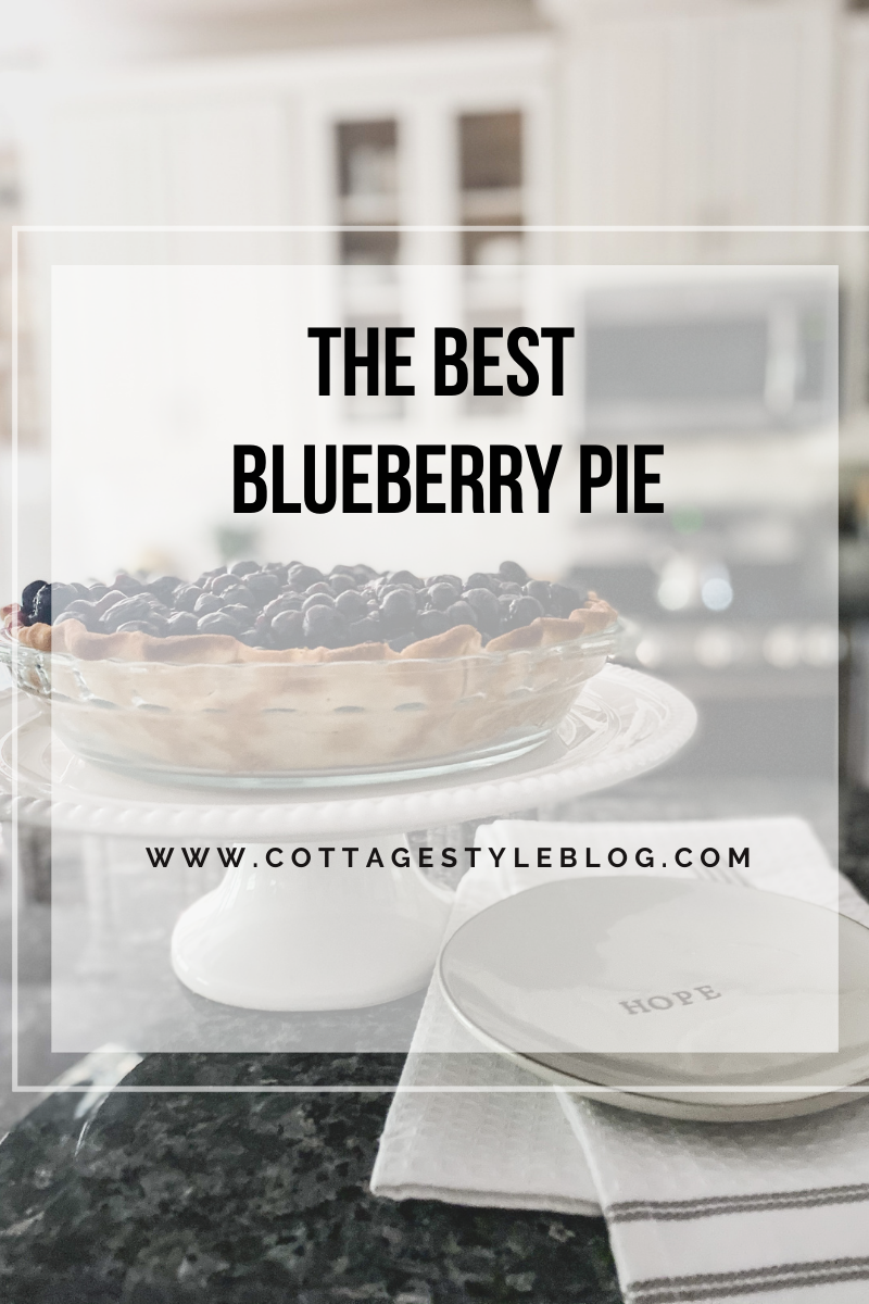 The Best Blueberry Pie