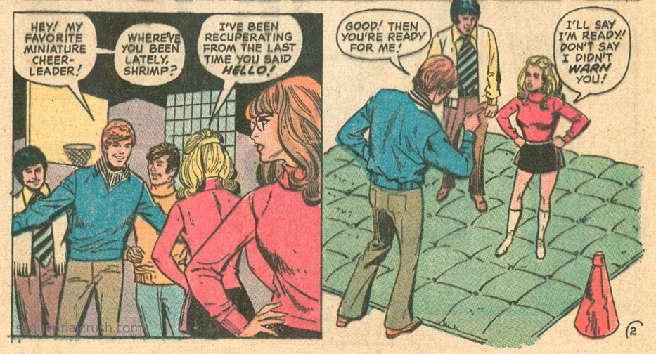 "Too Teeny Weeny to Love" from Girls' Love Stories #174 (October 1972) DC Comics