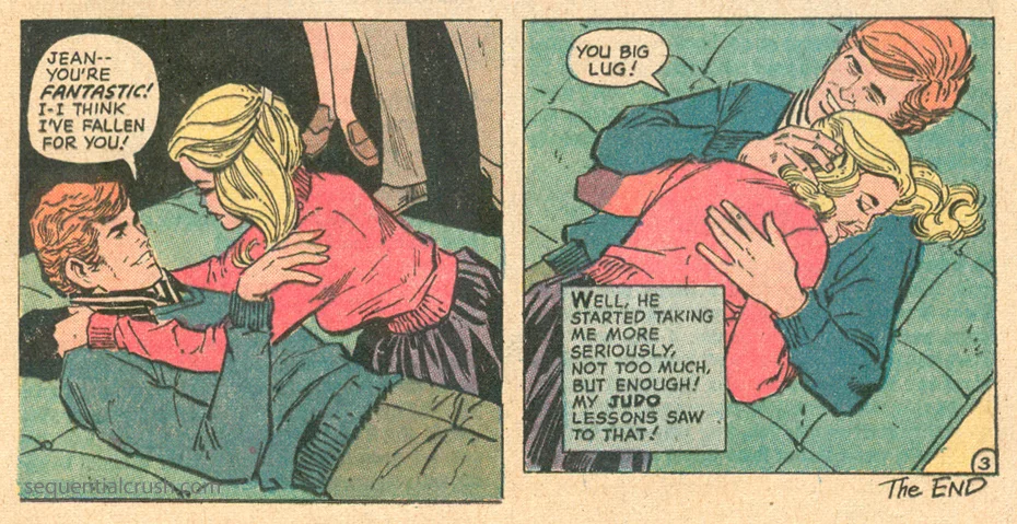"Too Teeny Weeny to Love" from Girls' Love Stories #174 (October 1972) DC Comics