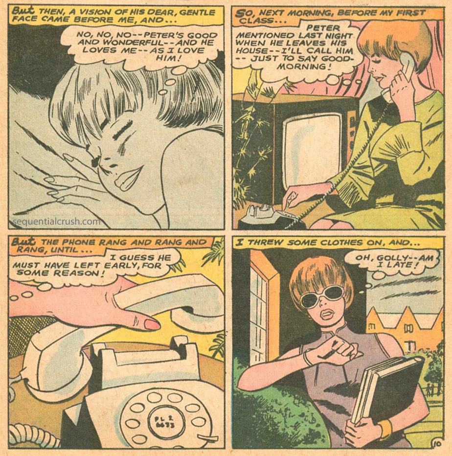Romance comic book sunglasses cover reflection jay scott pike