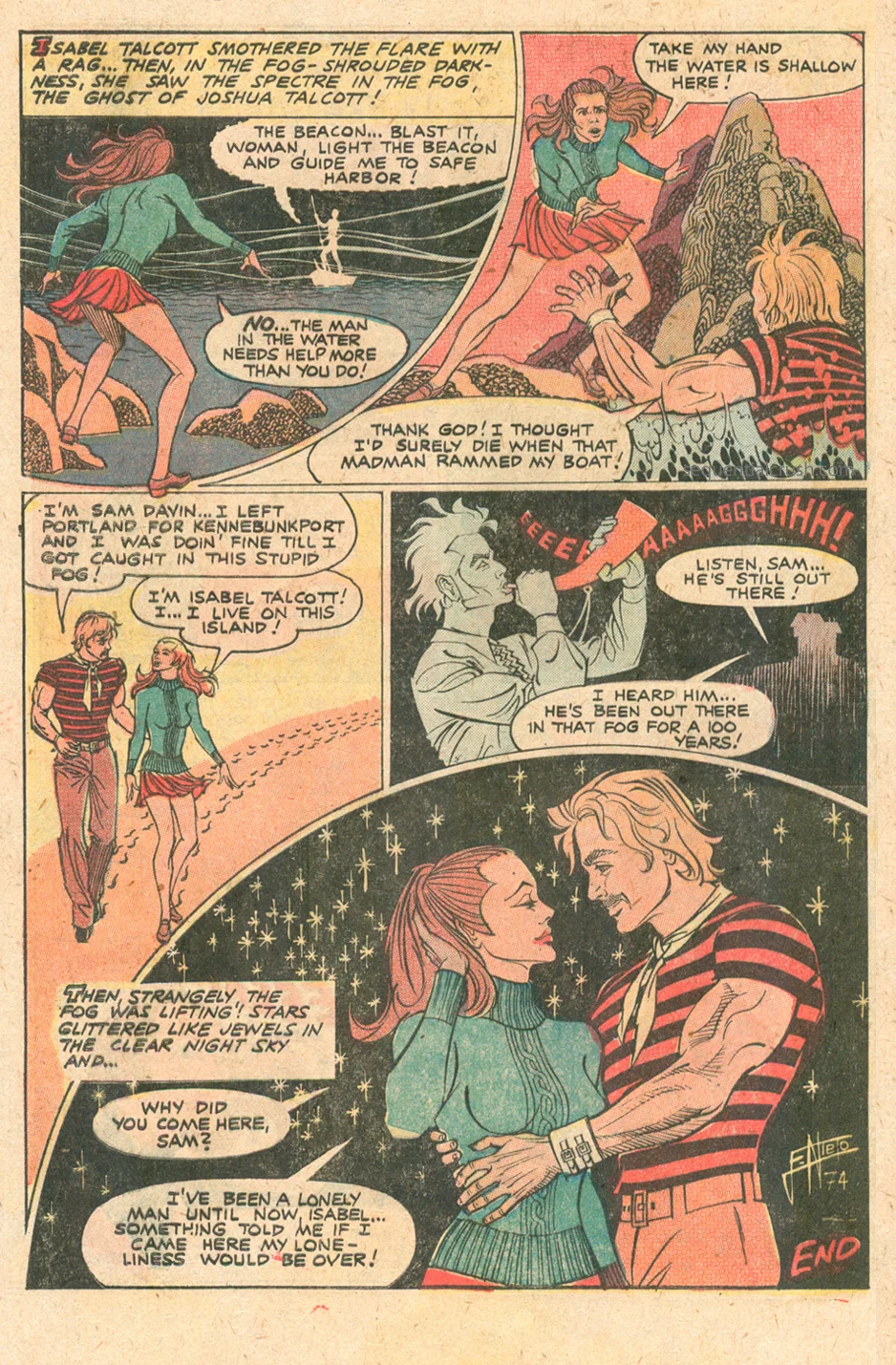 Charlton Comics Gothic Romance Comic Book Haunted Love #9 1970s