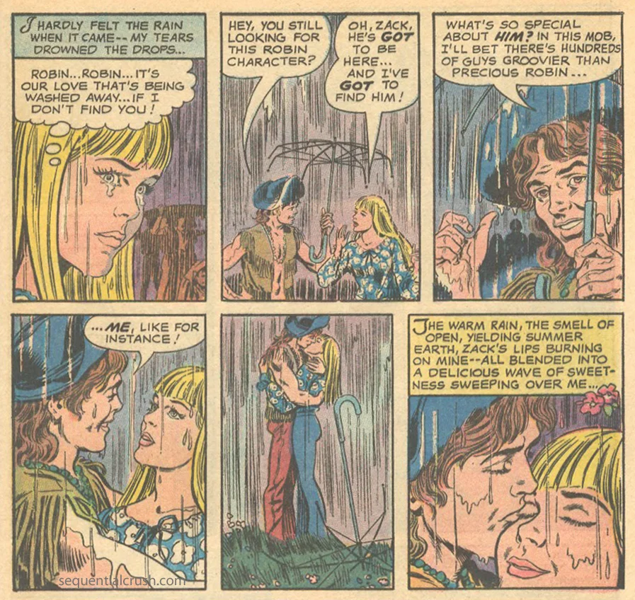 "I Found My Love at the Woodstock Festival!" Falling in Love #118 (October 1970)