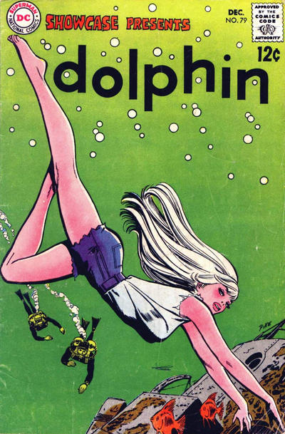 "Dolphin"- not quite romance, but close! Showcase #79 (December 1968), cover image from GCD
