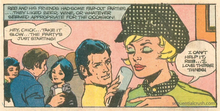 Romance comic books and serious issues alcoholism Charlton comics