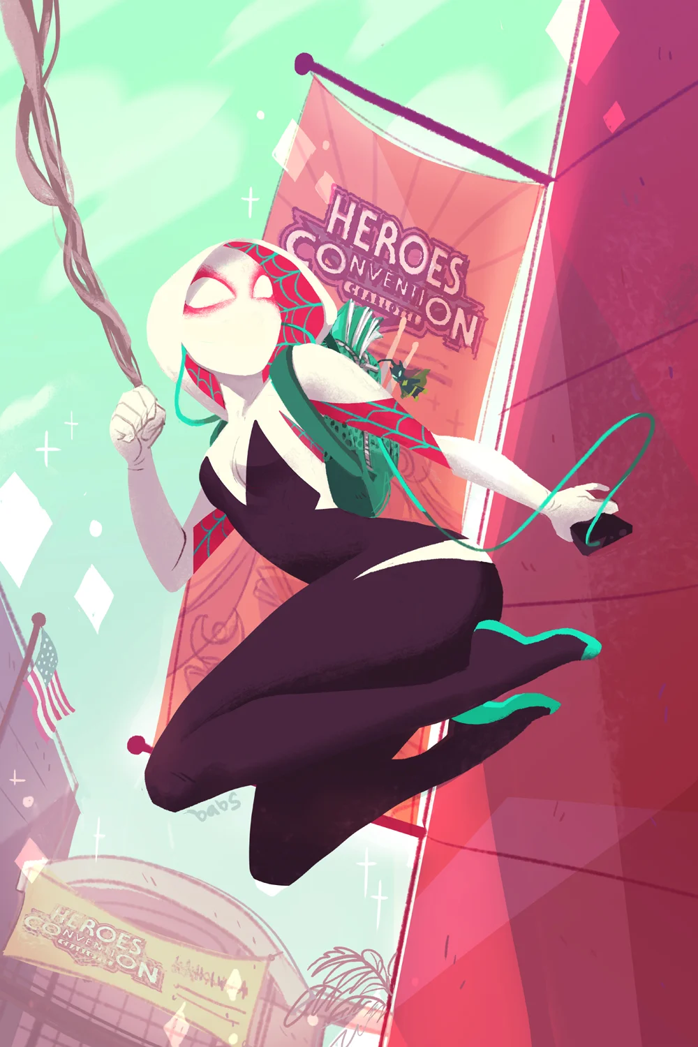 Babs Tarr Spider-Gwen #5 variant for HeroesCon 2015