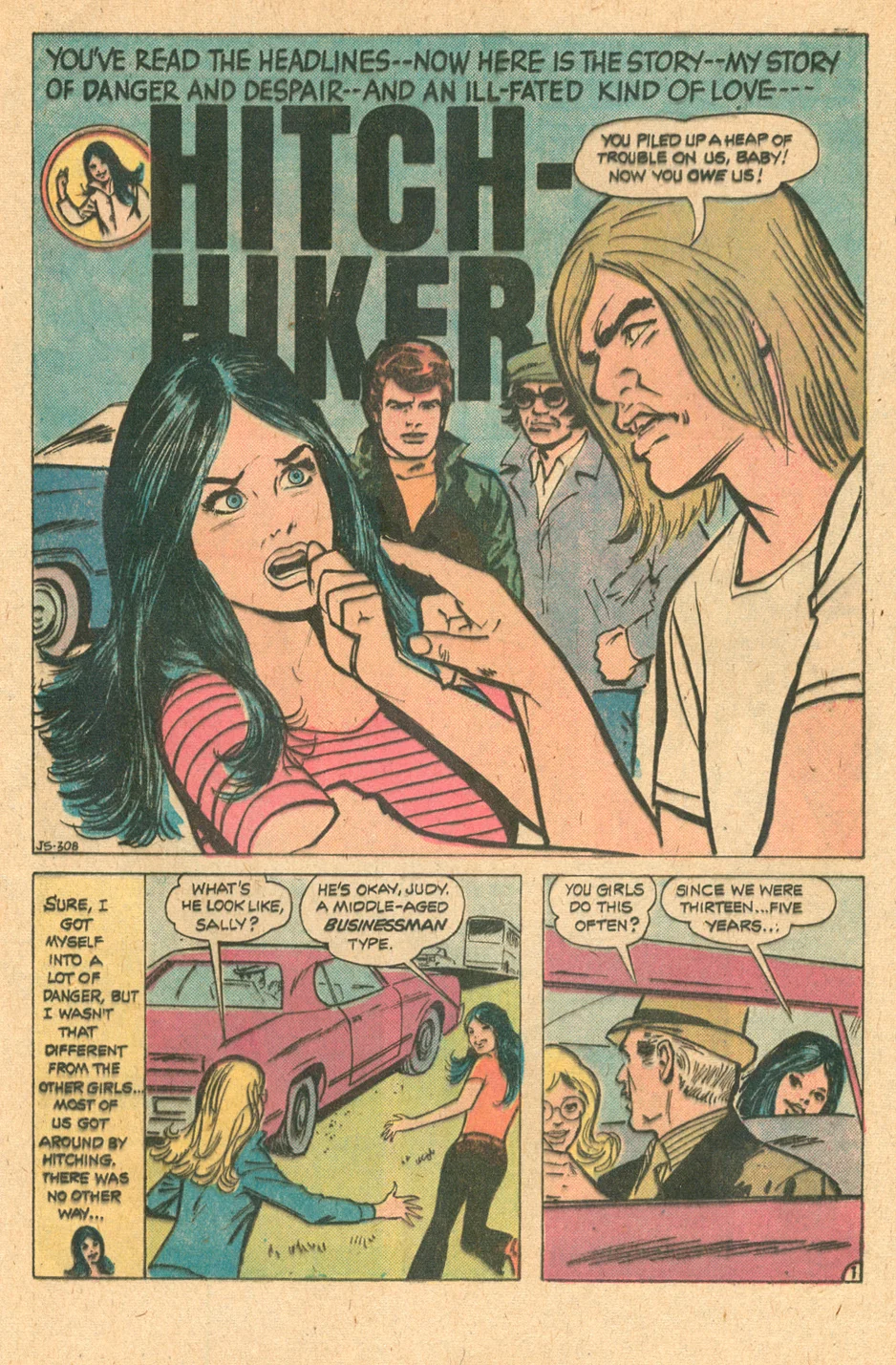 Young Romance #206 1975 Creig Flessel Romance comic book DC