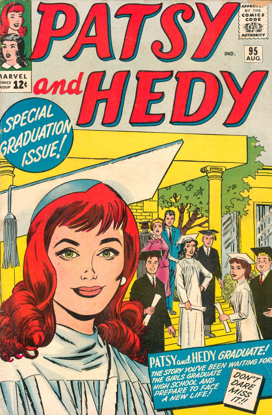 Patsy Walker and Hedy graduate high school teen comics Marvel Stan Lee