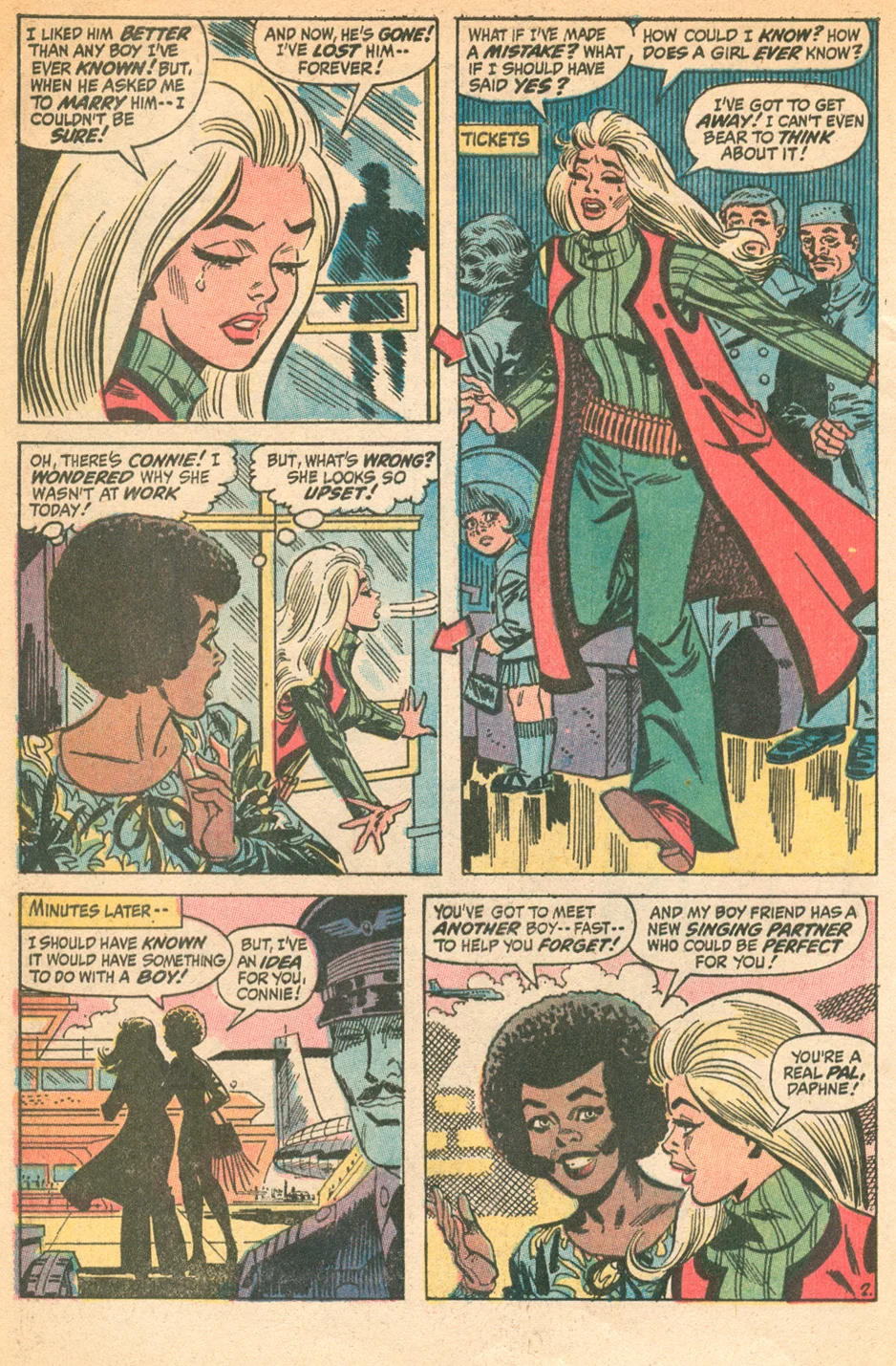 Our Love Story #12 1971 Stan Goldberg Archie artist Marvel romance comics