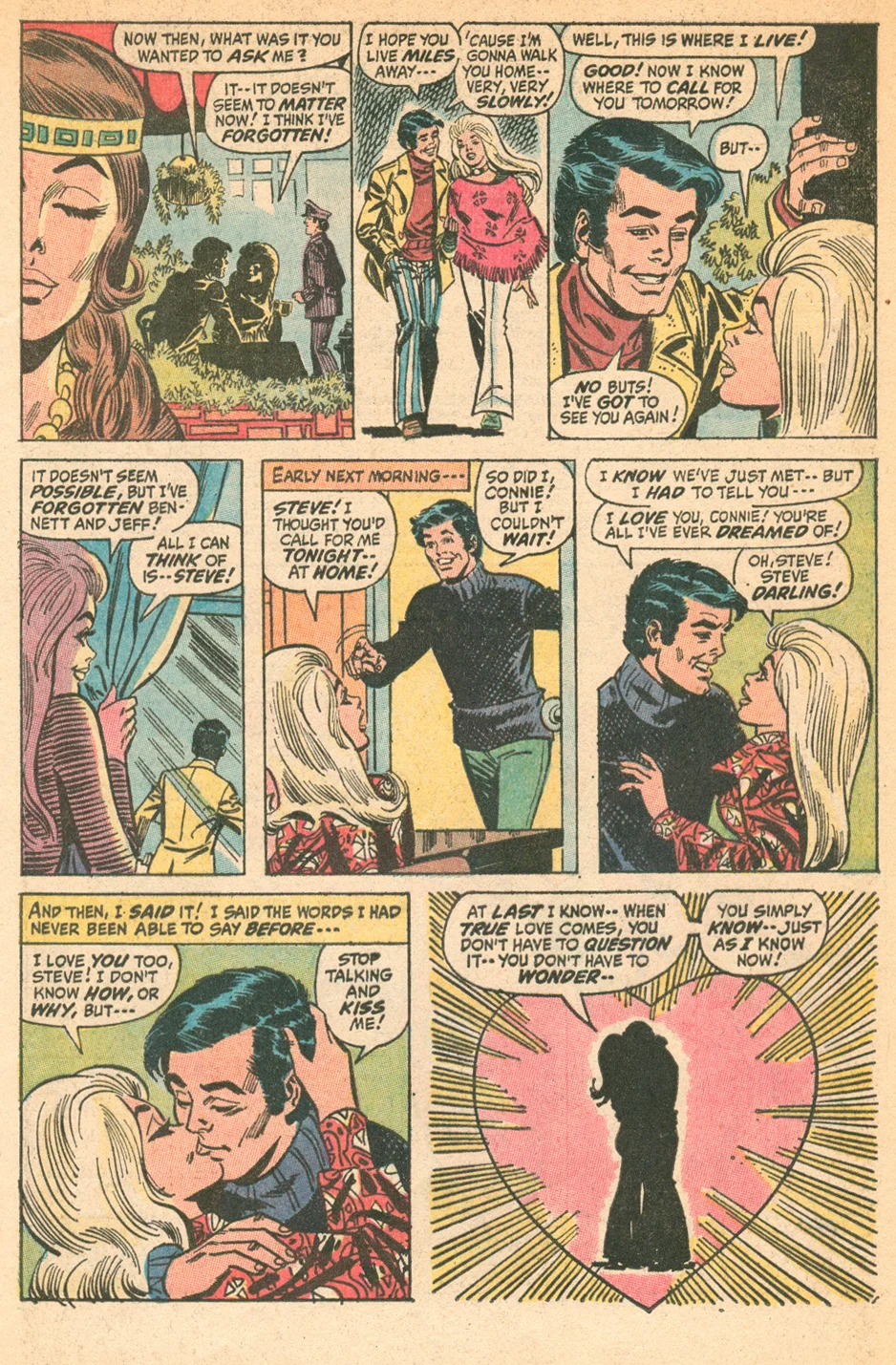Our Love Story #12 1971 Stan Goldberg Archie artist Marvel romance comics