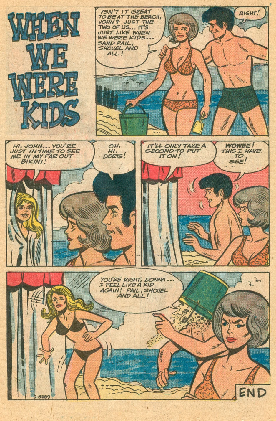 "When We Were Kids" Teen Confessions #97 (November 1976) Pencils and Inks: Art Cappello