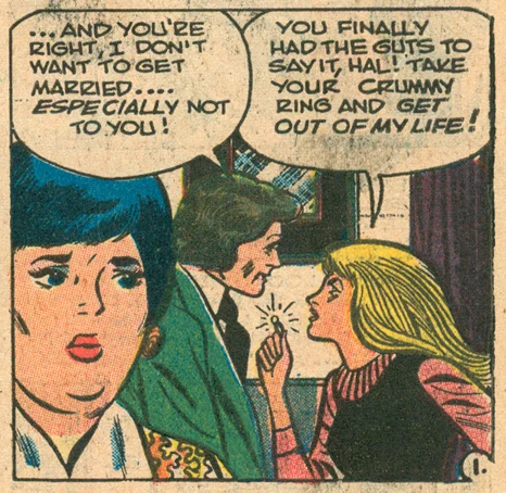 "I'll Be Alone..." Secrets of Young Brides #5 (March 1976) Pencils and Inks: Art Cappello