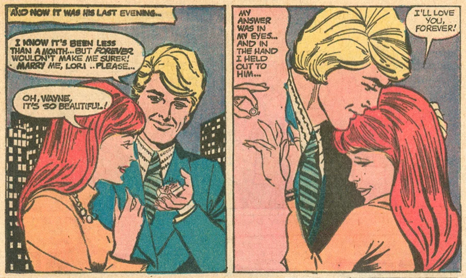 "Obey That Impulse!" Young Love #98 (August 1972)