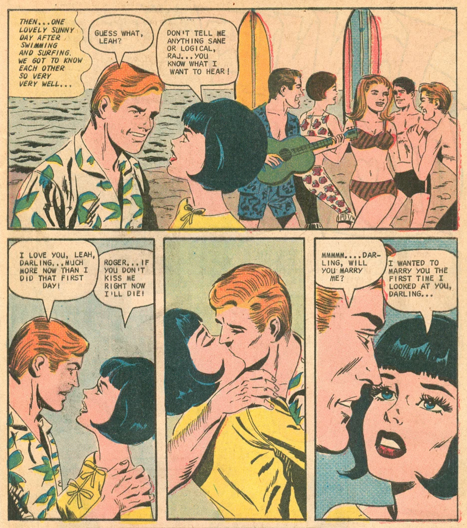 "Don't Trap Me Darling!" Teen-Age Love #67 (November 1969) Pencils: Charles Nicholas, Inks: Vincent Alascia