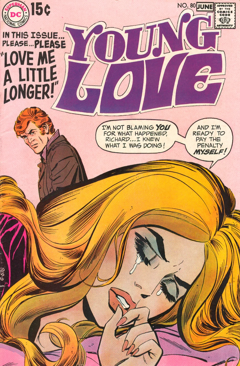 Young Love #80 (May/June 1970) (attributed to Bob Oksner and Vince Colletta) 