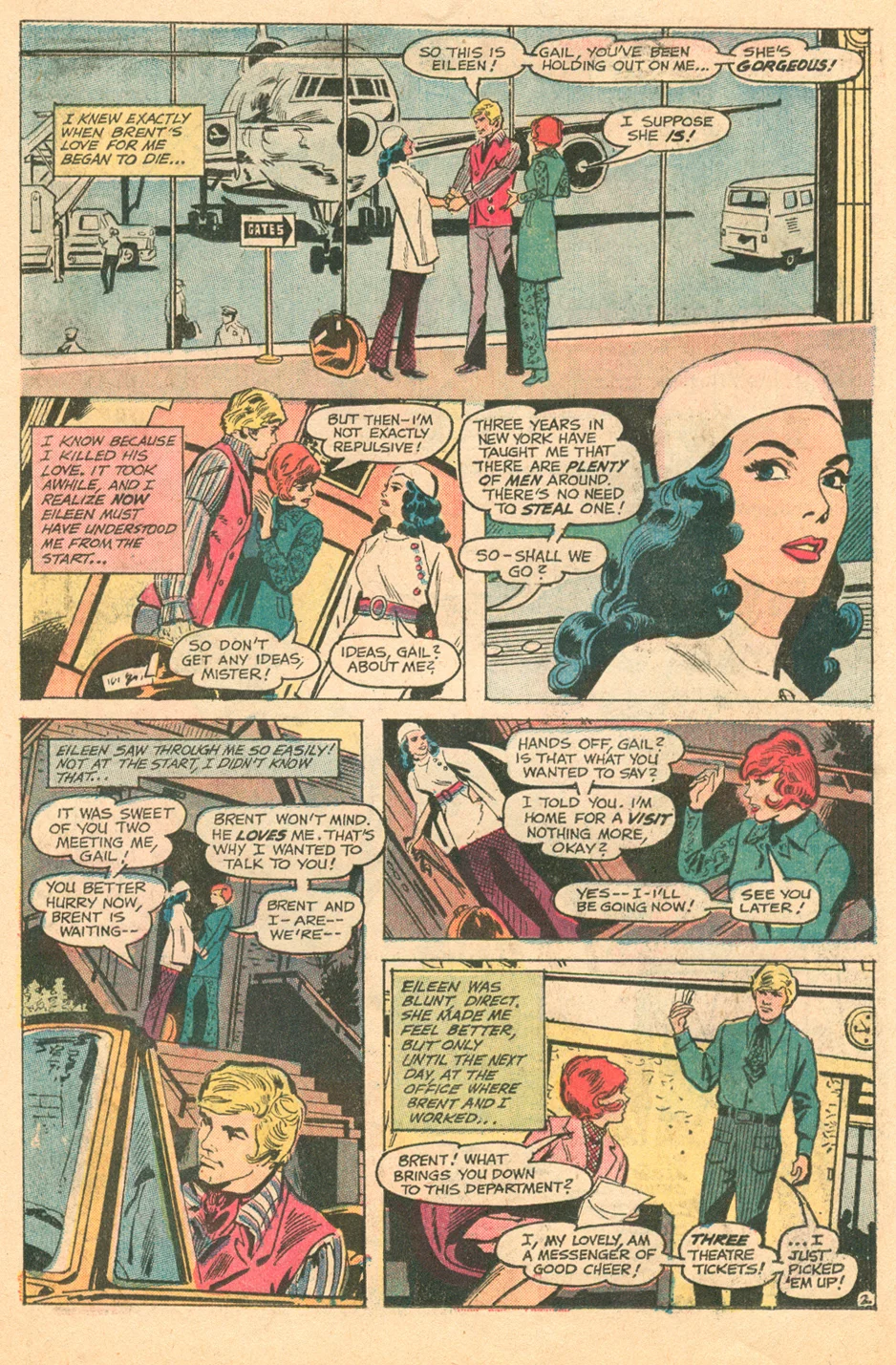 Young Love 99 1970s romance comic books Tony DeZuniga